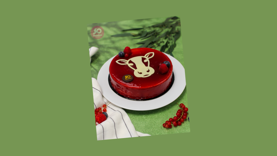 Image Tourte panna cotta fruits rouges